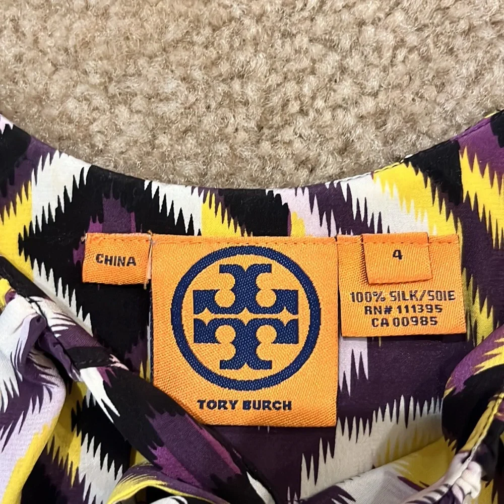 Tory Burch silk top.